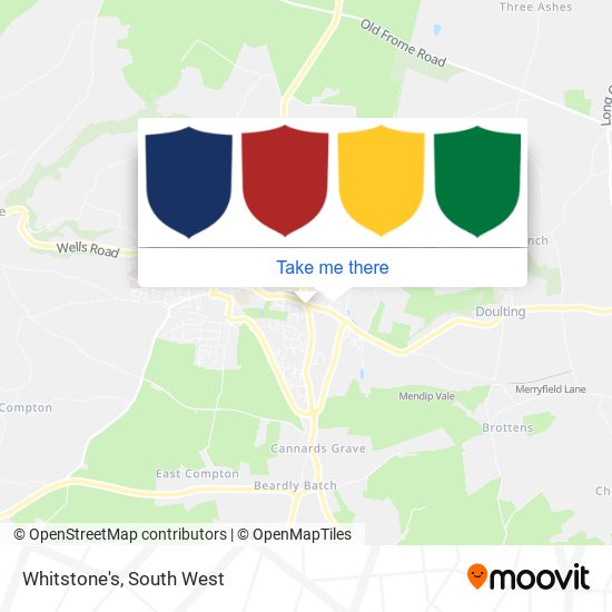 Whitstone's map
