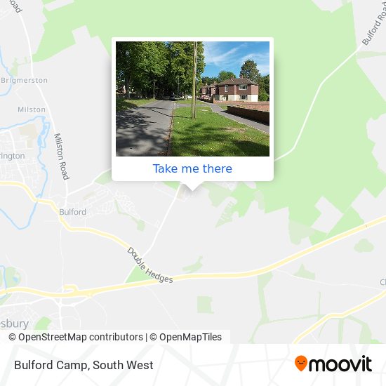 Bulford Camp map