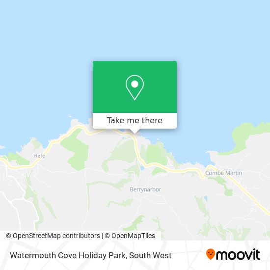 Watermouth Cove Holiday Park map