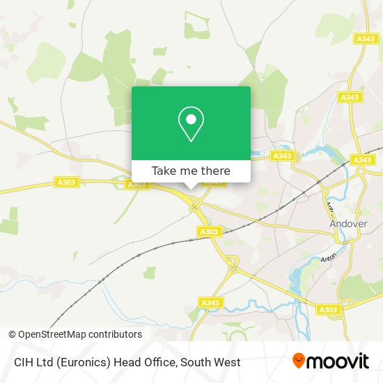 CIH Ltd (Euronics) Head Office map