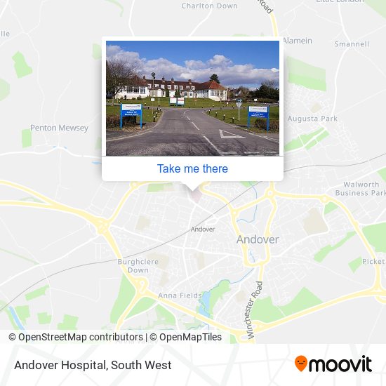 Andover Hospital map