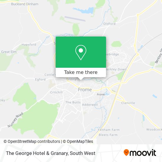 The George Hotel & Granary map