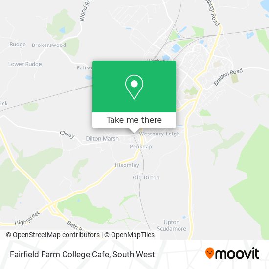 Fairfield Farm College Cafe map