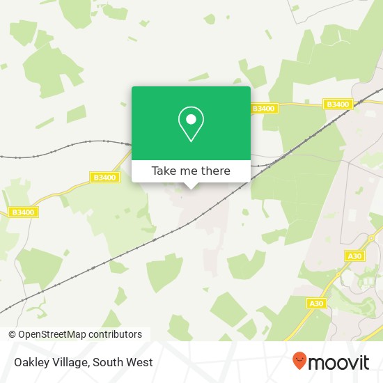 Oakley Village map