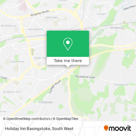 Holiday Inn Basingstoke map