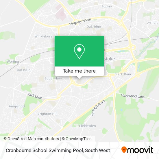 Cranbourne School Swimming Pool map