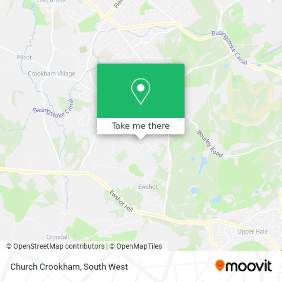 Church Crookham map