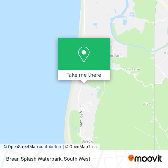 Brean Splash Waterpark map