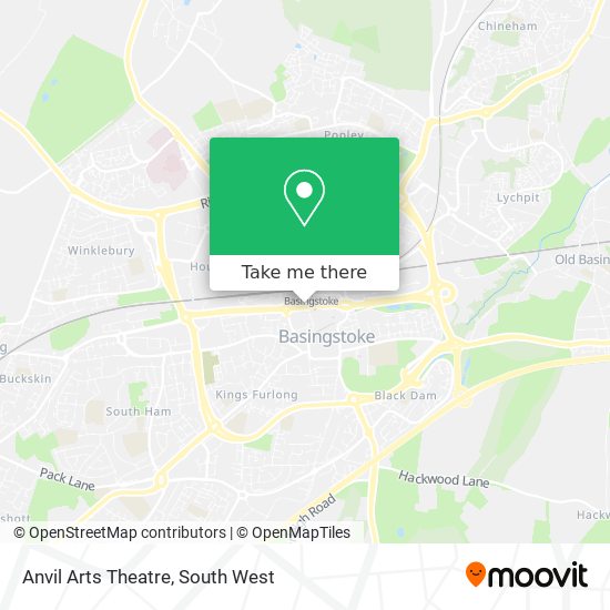 Anvil Arts Theatre map