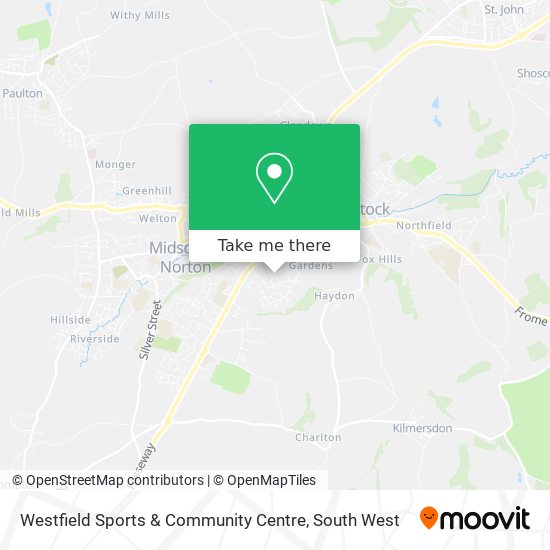 Westfield Sports & Community Centre map