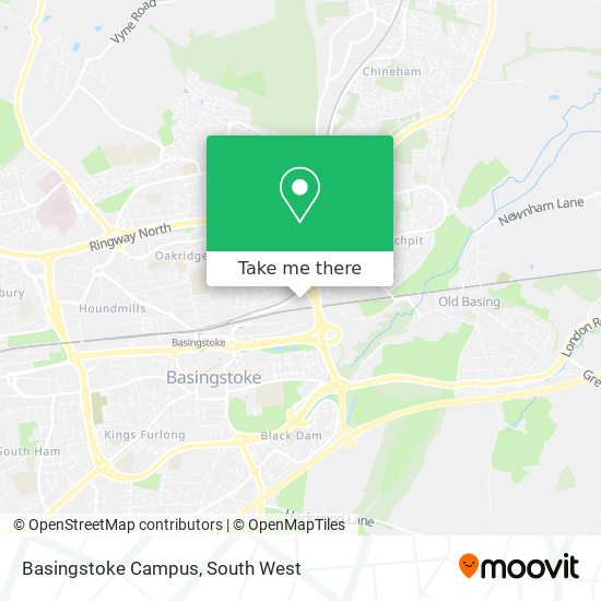 Basingstoke Campus map