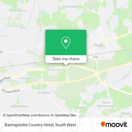 Basingstoke Country Hotel map