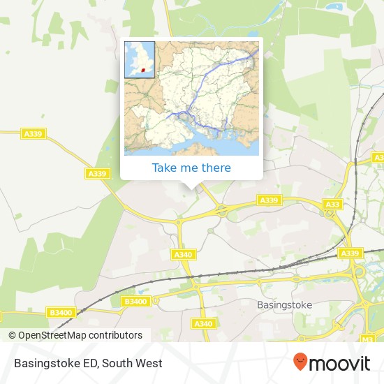 Basingstoke ED map