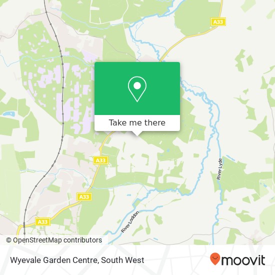 Wyevale Garden Centre map
