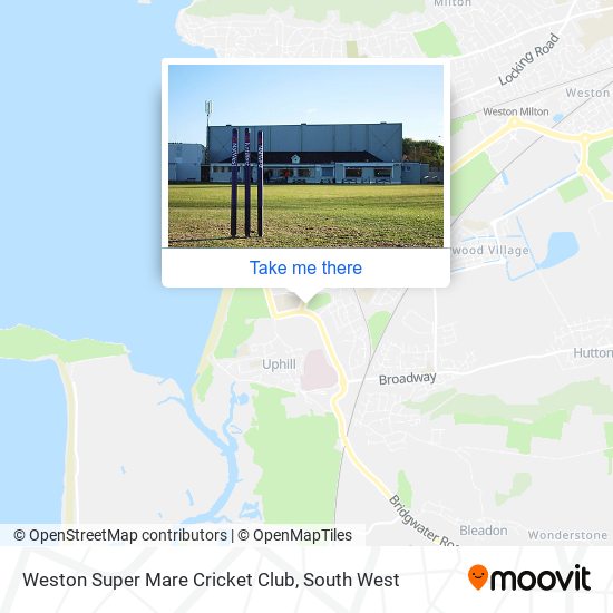 Weston Super Mare Cricket Club map