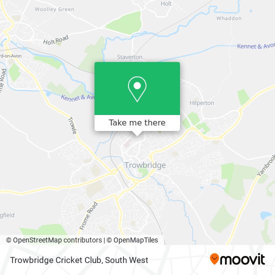 Trowbridge Cricket Club map