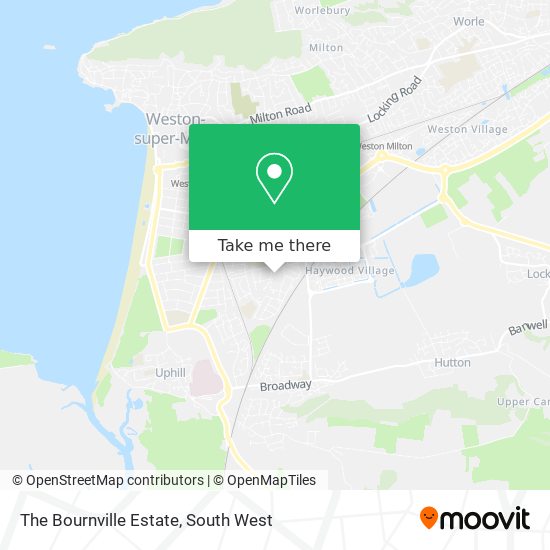 The Bournville Estate map