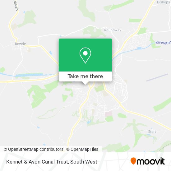 Kennet & Avon Canal Trust map