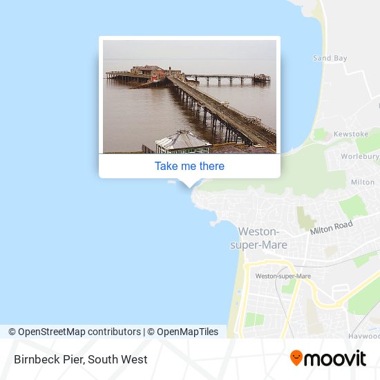 Birnbeck Pier map