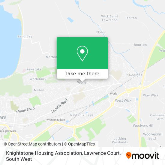 Knightstone Housing Association, Lawrence Court map