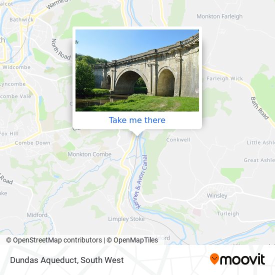 Dundas Aqueduct map