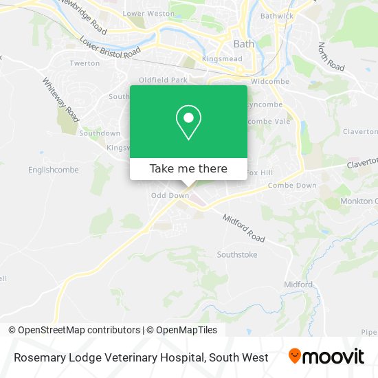 Rosemary Lodge Veterinary Hospital map