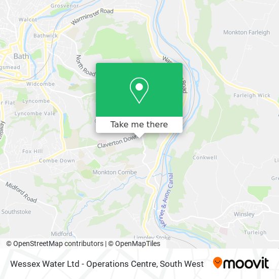 Wessex Water Ltd - Operations Centre map