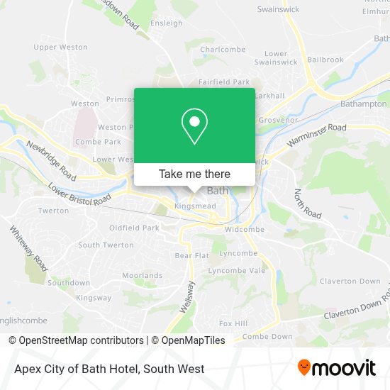 How to Get to Apex City of Bath Hotel by Bus or Train?