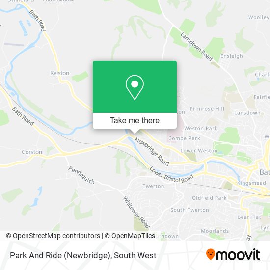Park And Ride (Newbridge) map