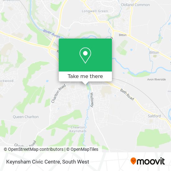 Keynsham Civic Centre map