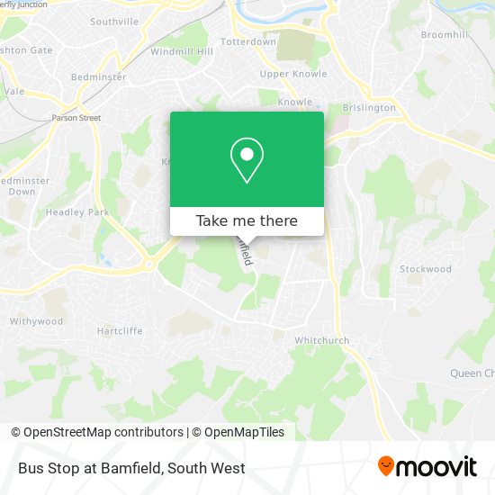 Bus Stop at Bamfield map