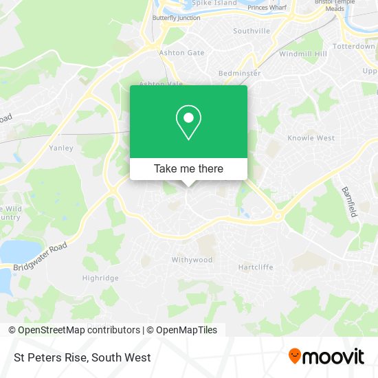 St Peters Rise map