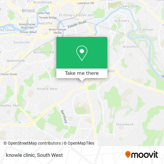 knowle clinic map