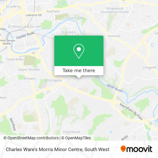 Charles Ware's Morris Minor Centre map