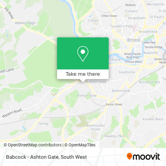 Babcock - Ashton Gate map