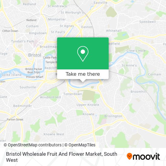 Bristol Wholesale Fruit And Flower Market map