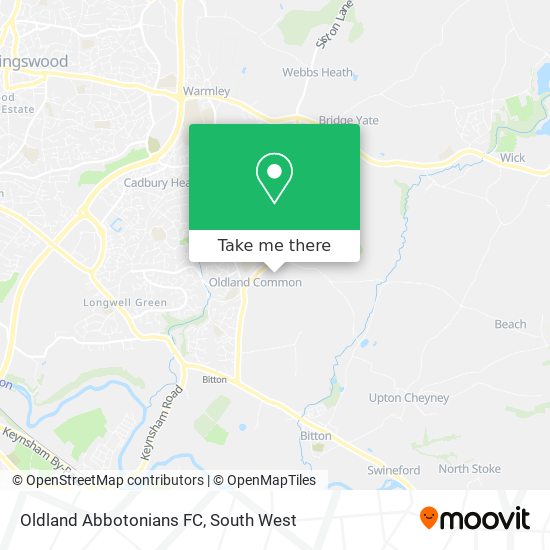 Oldland Abbotonians FC map