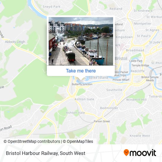 Bristol Harbour Railway map