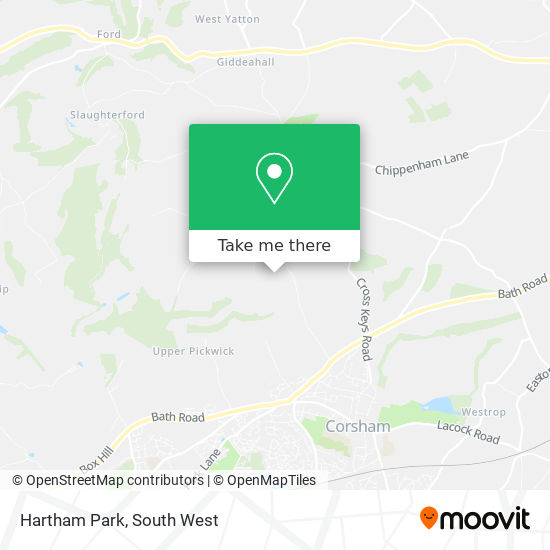 Hartham Park map