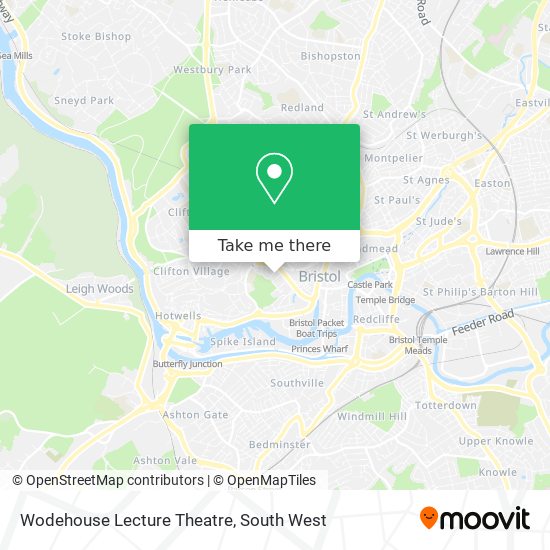 Wodehouse Lecture Theatre map