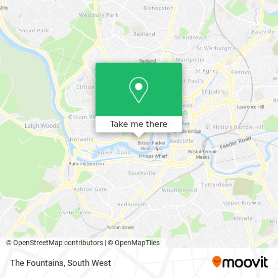 The Fountains map