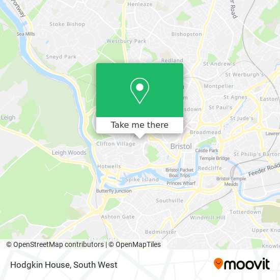 Hodgkin House map