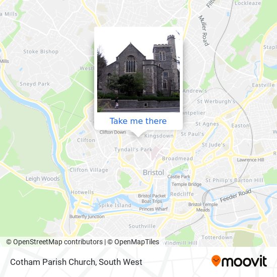 Cotham Parish Church map