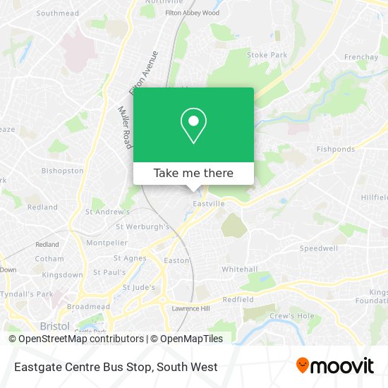 Eastgate Centre Bus Stop map