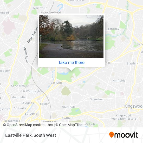 Eastville Park map