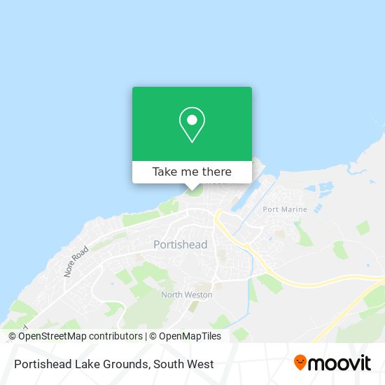Portishead Lake Grounds map
