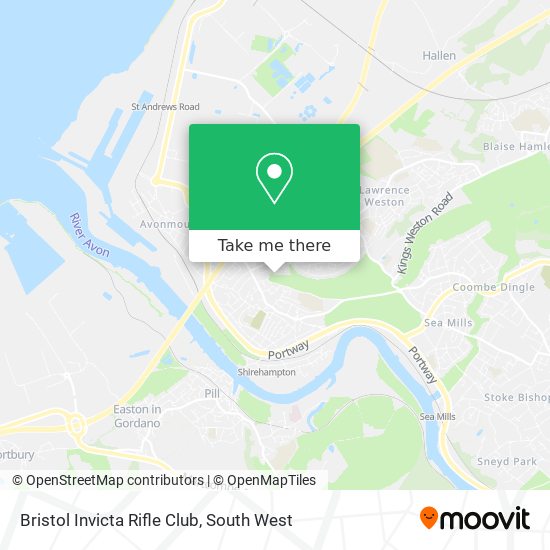 Bristol Invicta Rifle Club map