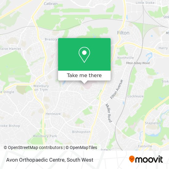 Avon Orthopaedic Centre map