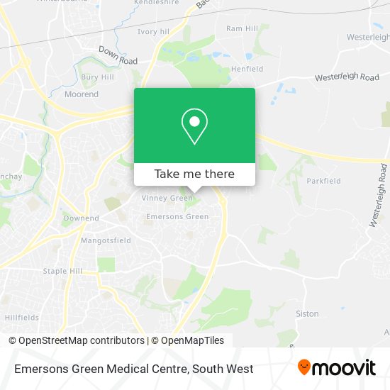 Emersons Green Medical Centre map