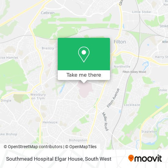 Southmead Hospital Elgar House map